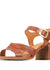 Isoken Block Heel Sandal ~ Brandy