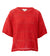 Square Knit Boxy Tee ~ Heritage Red