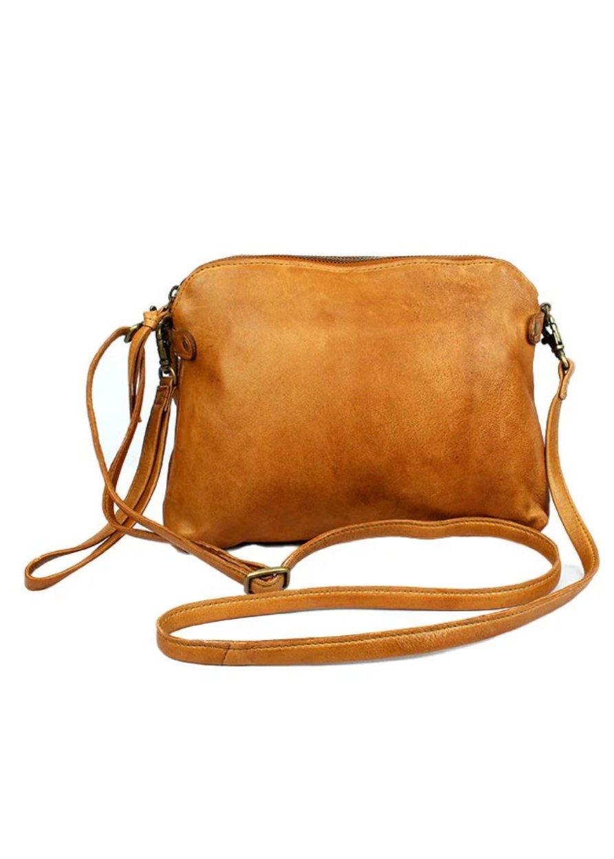 Sophia Leather Bag ~ Tan