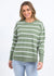 Farrah Stripe Long Sleeve ~ Sage