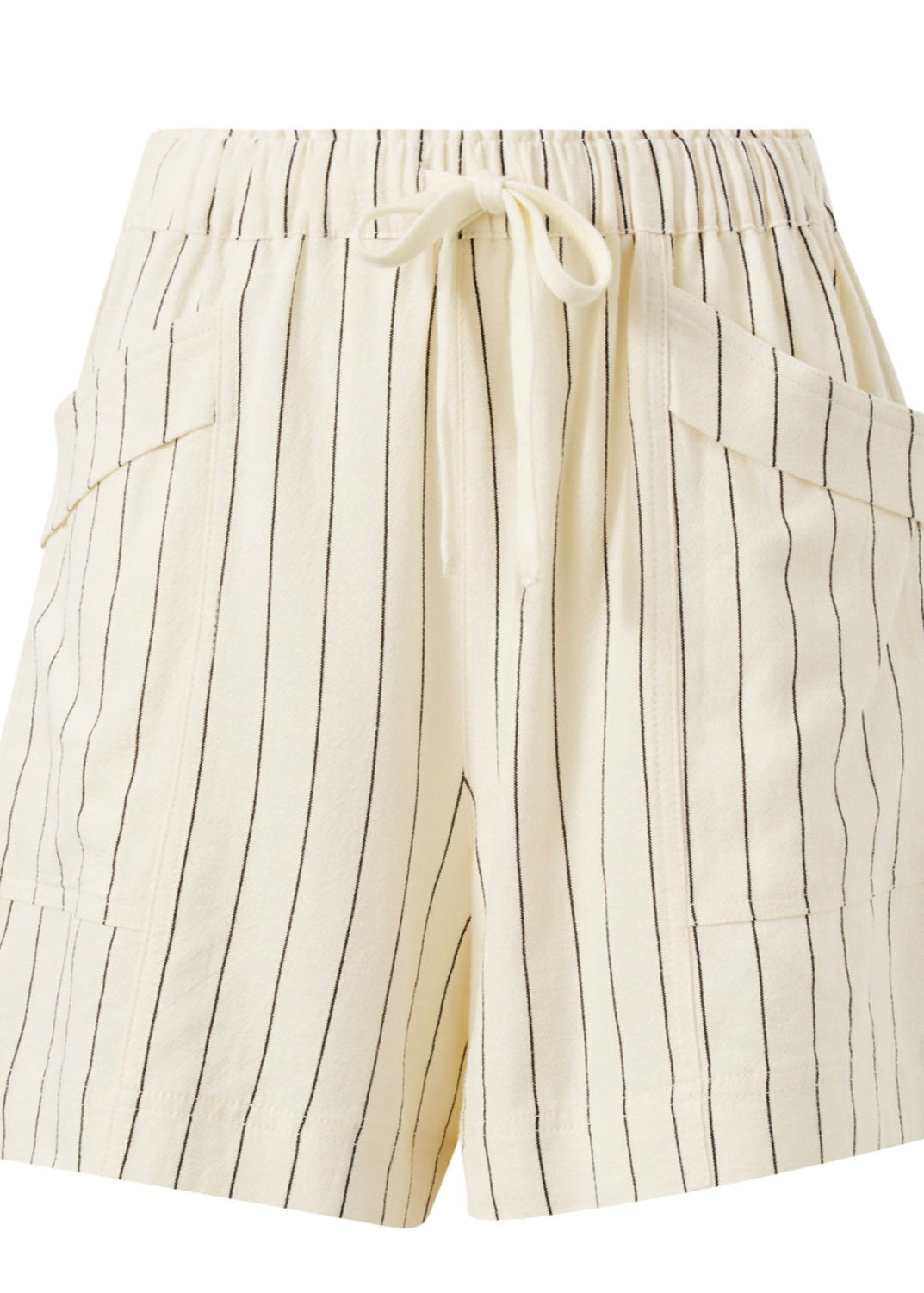 Panelled Pull on Short ~ Pinstripe