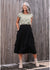 Milwaukee Mills Skirt ~ Black