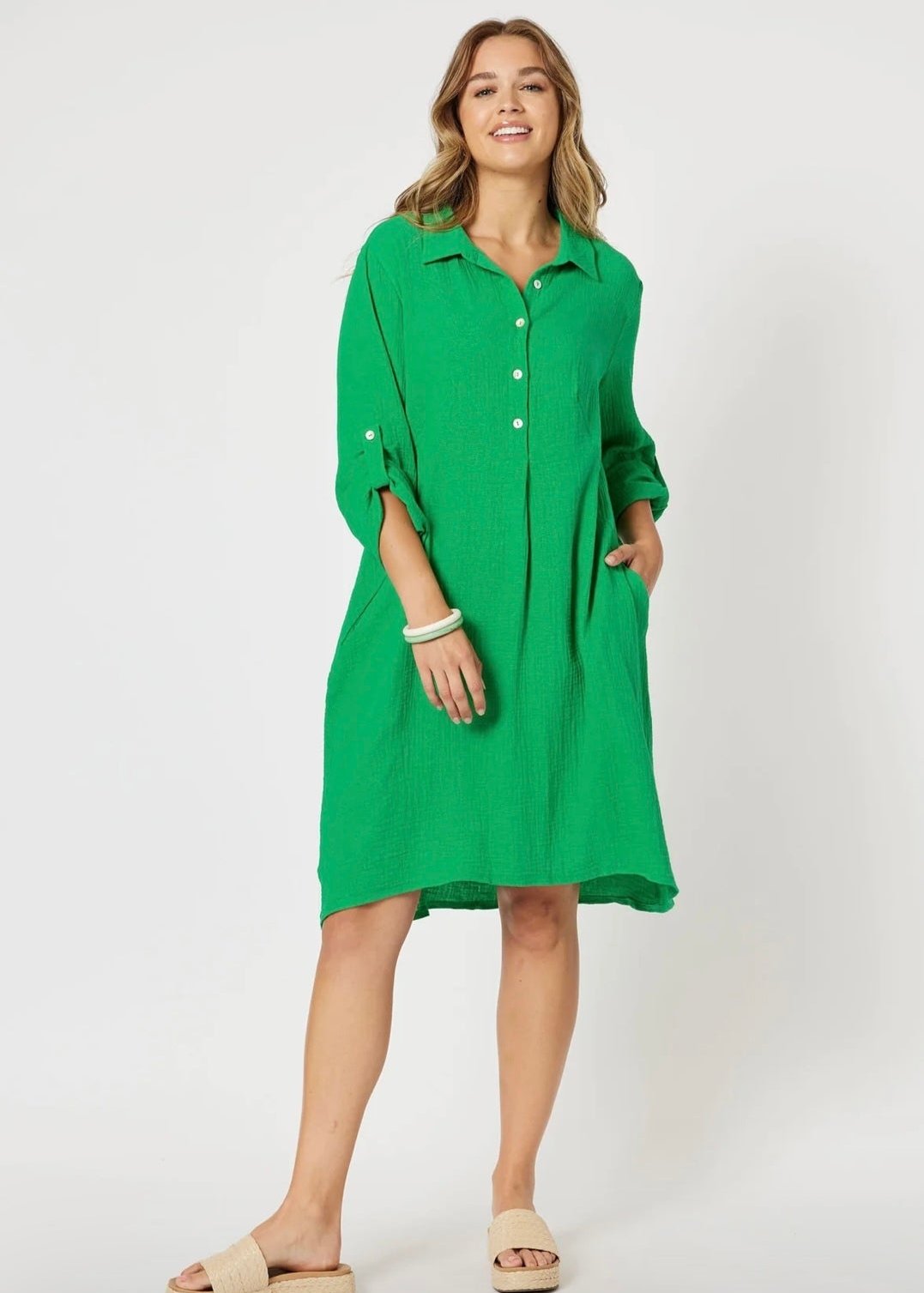 Byron Dress ~ Emerald