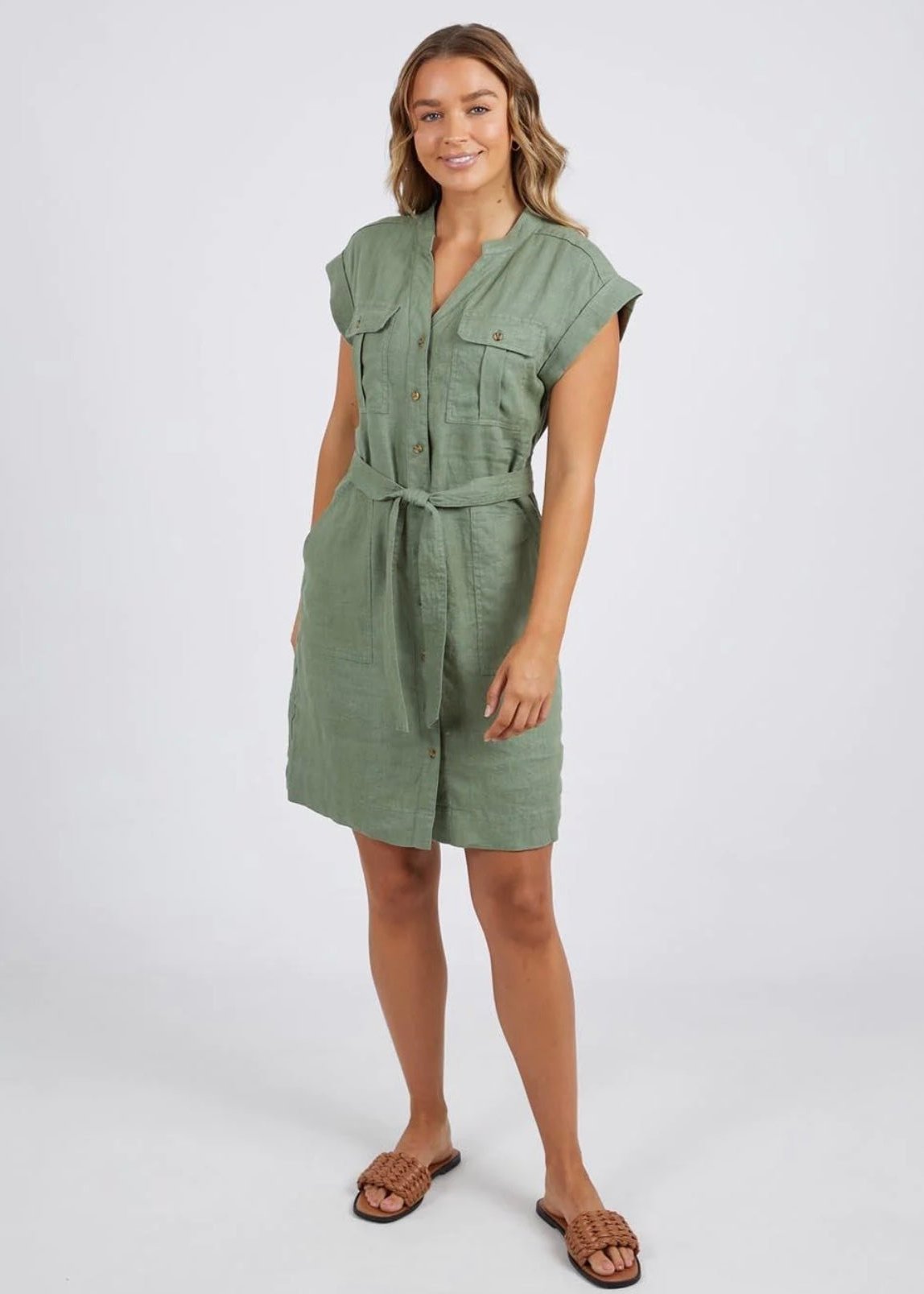 Harlow Dress ~ Khaki