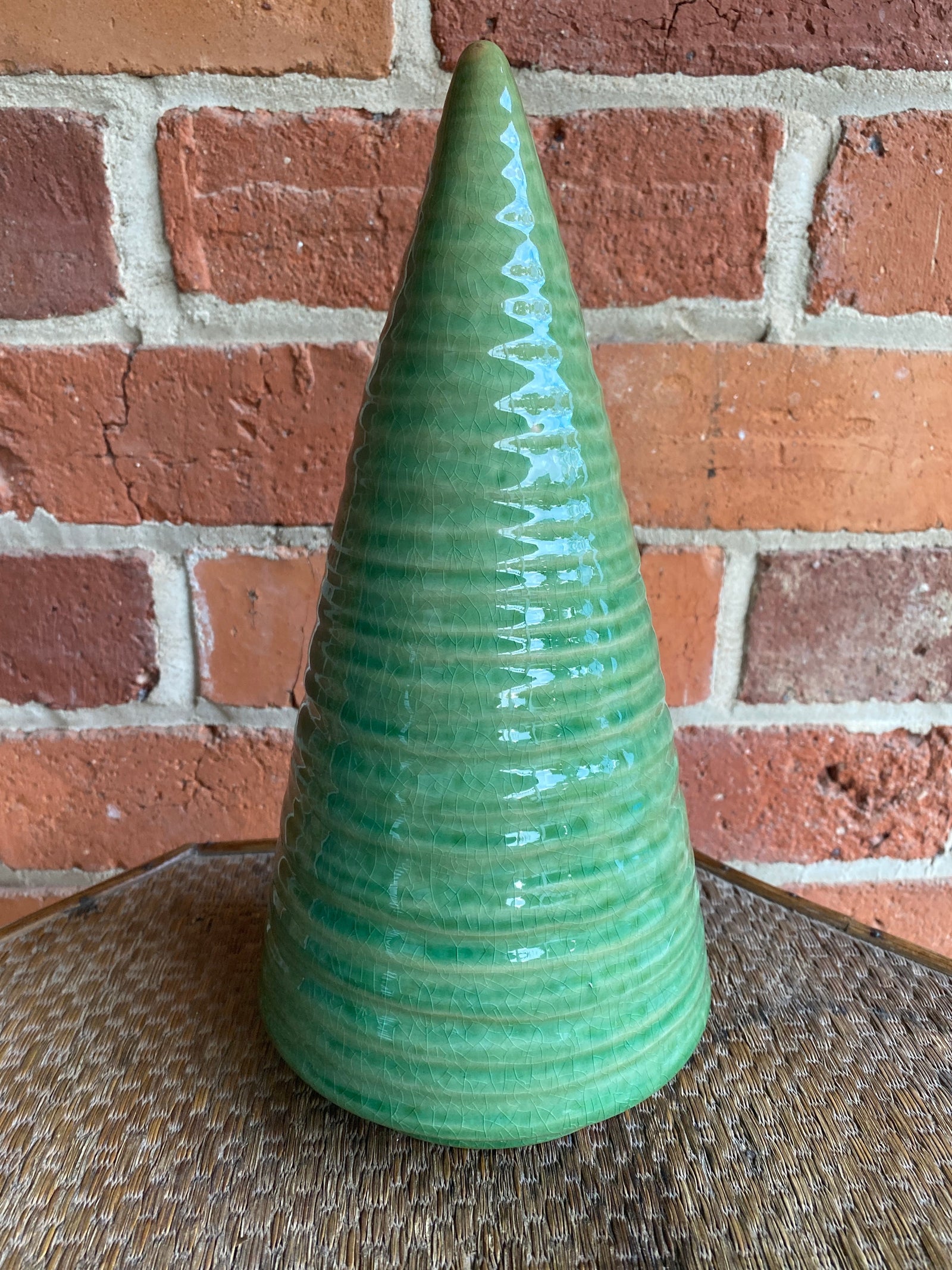 Mode Ribbed Tree Green Large